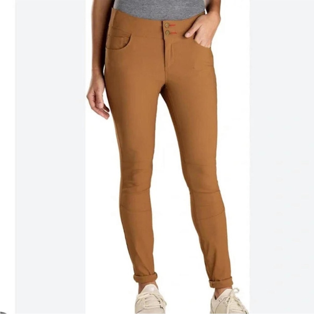 Toad&Co Women's Flextime Skinny Pants Brown Tan Size 6
